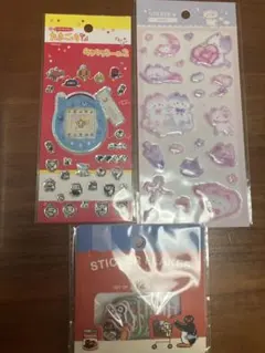 立体シール3枚セットたまごっち