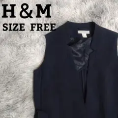 H&M ノースリーブ テーラードジャケット フリーサイズ(113)