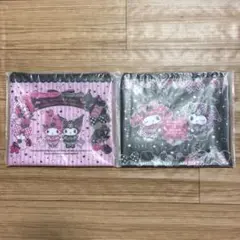 マイメロディ　クロミ　くじ　E賞　フラットポーチ　2種