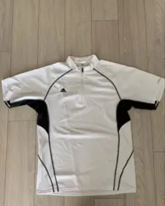 adidas スポーツ Tシャツ ホワイト/ブラック