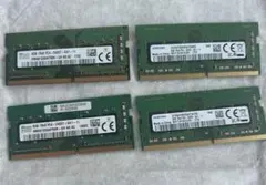 Samsung DDR4 8GB×4枚 2400MHz メモリ 32GB 2026年最新】ddr4 8gb 2400 samsungの人気アイテム - メルカリ