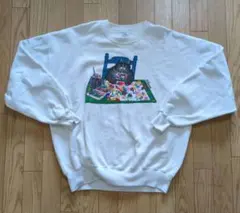 クリバンキャット　usa整　クレイジーシャツ　アート　バックプリント　スウェット