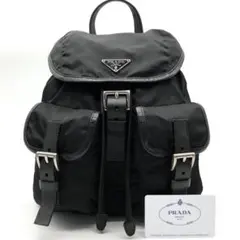 ✨美品・ギャランティ付✨プラダ リュック バックパック 三角ロゴ