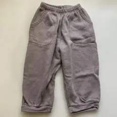 MINIPOINT韓国子供服　ベビースウェットパンツ グレージュ　サイズ7