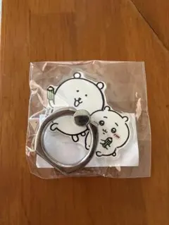 ナガノフレンズ ダイカットスマホリング ナガノのくまとちいかわ
