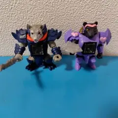 ビーストサーガ　オオカミとクマ　アーマー付きフィギュア　2体セットのサムネイル
