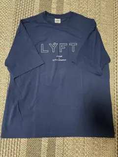 【LÝFT】リフト プリント Tシャツ ネイビー Mサイズ