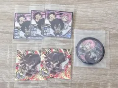 鬼滅の刃 あそーと 缶バッジ 伊黒小芭内 甘露寺蜜璃 ウエハース まとめ売り