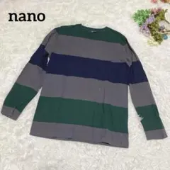 ナノユニバース 長袖カットソー