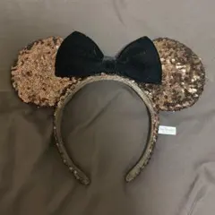 ミニーマウス風カチューシャ ブラウン