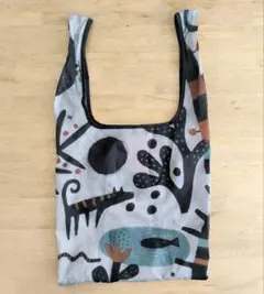 【非売品】KALDI カルディ エコバッグ いきものがたり グレー トート