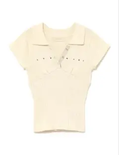 トップス andmary Lindsay logo tops Lindsay logo tops ivory andmary - メルカリ