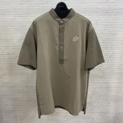 未使用品 nonnative × LACOSTEノーカラーポロシャツ オリーブ3 - メルカリ
