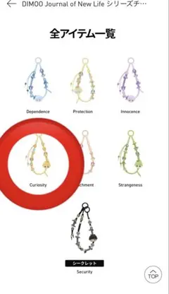 【橙】 DIMOO Journal of New Life シリーズチャーム