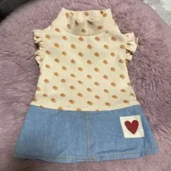 水玉デザイン犬服 Sサイズ