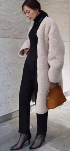 アニュアンス anuans ボンディングボアコート - メルカリ