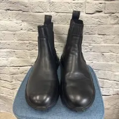 ZARA Vibramソール サイドゴアブーツ ブラック 42（Y-4）のサムネイル