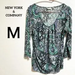 NEW YORK & COMPANY 【Ｍ】トップス 五分袖 おしゃれ