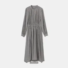 (試着のみ)PLST 白黒ドット柄 ワンピース