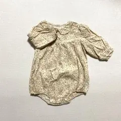 未着用美品 フラワープリントロンパース 80
