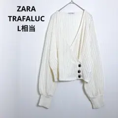 ザラ トラファルク カシュクール ぽわん袖 カジュアル 透け感 春夏 Lのサムネイル