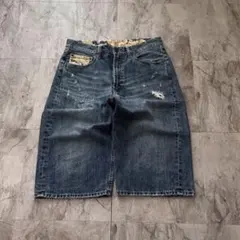 Archive wide half pants jorts Y2K 膝下丈