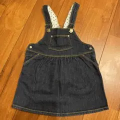 PETIT BATEAU☆デニムジャンバースカート18m/81cm