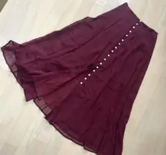 最終価格　ビンテージ　ロングフレアスカート