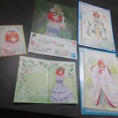 五等分の花嫁 中野四葉 非売品イラスト台紙 まとめ売り