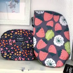 kippis キッピス ◆ 北欧柄 マルチポーチ＆ペットボトルホルダー