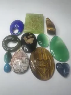 パワーストーン　おまとめ　280ct 彫刻
