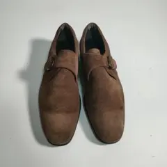 e Cleverley スウェード シングルモンク レザーシューズ George Cleverley スウェード シングルモンク レザーシューズ