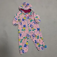 カバーオール ミッキー リバーシブル 防寒