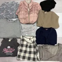 カジュアル　レディース 10点セット　Lサイズ以上 ジャンパー　カットソー