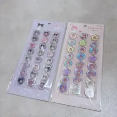 おはじきふうシール　おはじきシール　サンリオ　マイメロディ　クロミ　マイメロ