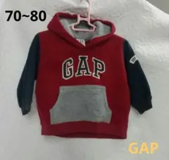 GAP フード フリーストレーナー 赤/青 70 80