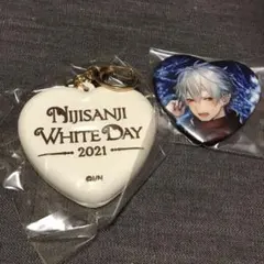 にじさんじ ホワイトデー ハート缶バッチ カバー 葛葉 セット