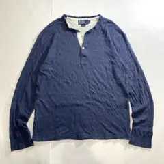 Polo Ralph Lauren ポロラルフローレン ヘンリーネック ネイビーのサムネイル