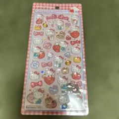 ハローキティ ボンボンドロップシール 赤