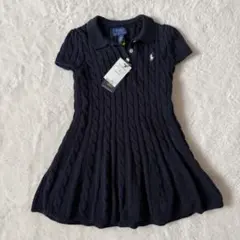 Polo Ralph Lauren ネイビー ニットワンピース L(12-14) Polo Ralph Lauren ネイビー ニットワンピース L(12-14) - メルカリ