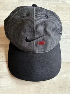 90s vintage Nike ベースボールキャップ ブラック/グレー