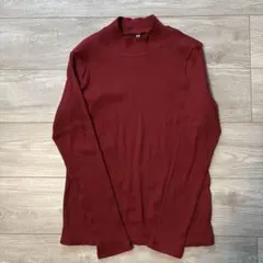 UNIQLO リブ長袖Tシャツ L