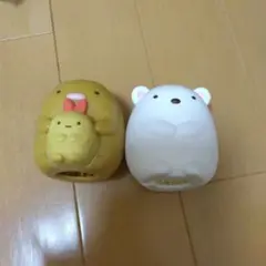 すみっコぐらし ハッピーセット❲しろくま・とんかつ❳　神経衰弱・じゃんけんカード