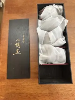 色絵 小鉢 3客 木箱入り 和食器 向付 懐石3客セット