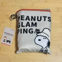 新品未使用 スヌーピー PEANUTS GLAMPING ショッピングバッグ