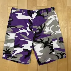 ロスコ ROTHCO BDU カーゴショートパンツ パープル系 ハーフパンツ Mのサムネイル