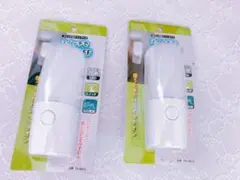 【新品未使用】オーム電機 スイッチ式ナイトライト 2個セットのサムネイル