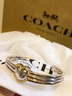 COACH ハート バングルブレスレット