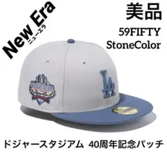 【美品・完売モデル】NewEra59FIFTY StoneColorドジャース
