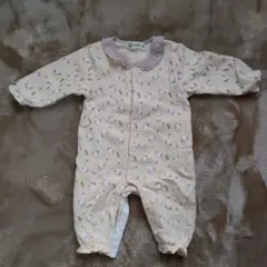 Croissance bebe クリーム色ロンパース 70